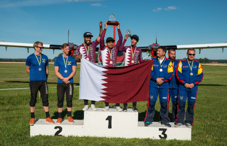 The Qatar National Parachute Team